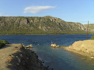 VOULAGMENI lagoon